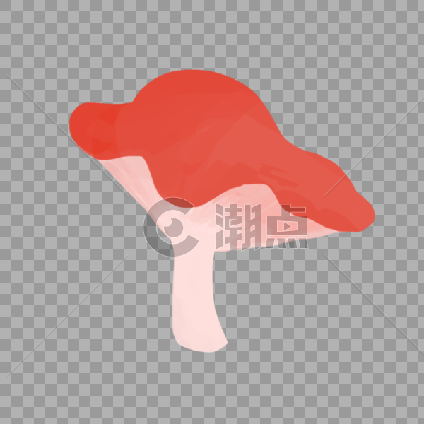 红色蘑菇图片素材免费下载