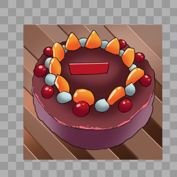创意草莓蛋糕图片素材免费下载