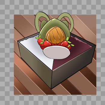 水果盒子蛋糕图片素材免费下载