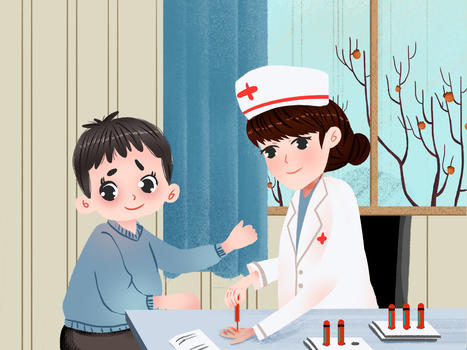 小清新风格节日插画护士节图片素材免费下载