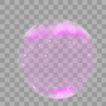 紫色圆球光效图片素材免费下载
