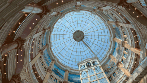 上海购物中心环球港穹顶GIF图片素材免费下载