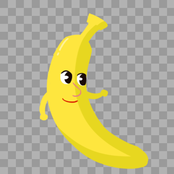 创意香蕉表情图片素材免费下载