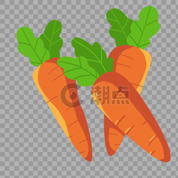 芒种丰收的胡萝卜图片素材免费下载