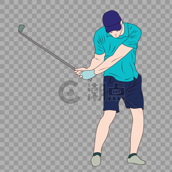 高尔夫运动员图片素材免费下载