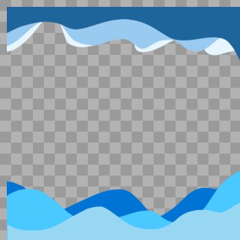 蓝色抽象蓝天大海底纹边框图片素材免费下载