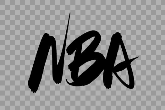 NBA创意字体设计图片素材免费下载