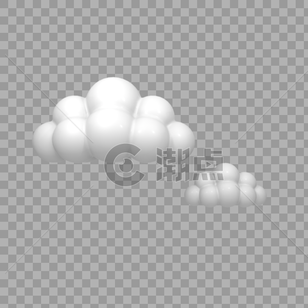 白云漂浮元素图片素材免费下载