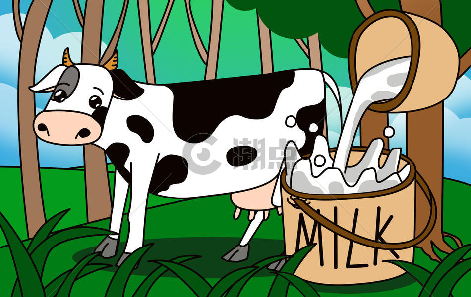 国际牛奶日之牛奶和奶牛图片素材免费下载