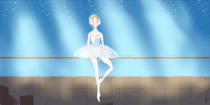 芭蕾女孩GIF图片素材免费下载