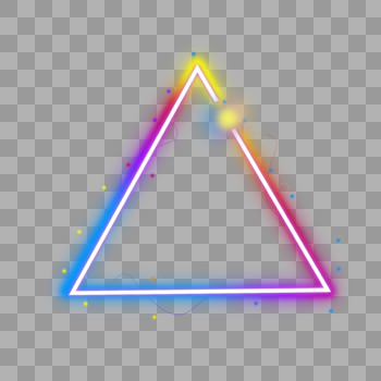三角形光效图片素材免费下载