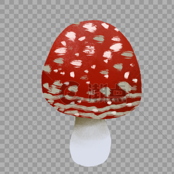 红色蘑菇图片素材免费下载