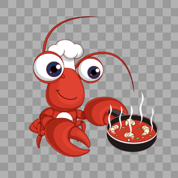 厨师龙虾图片素材免费下载