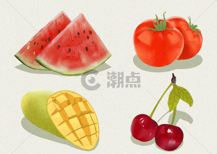蔬果插画图片素材免费下载