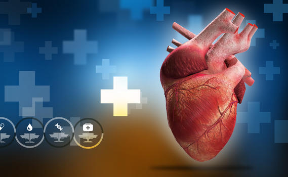 医疗科幻心脏图片素材免费下载