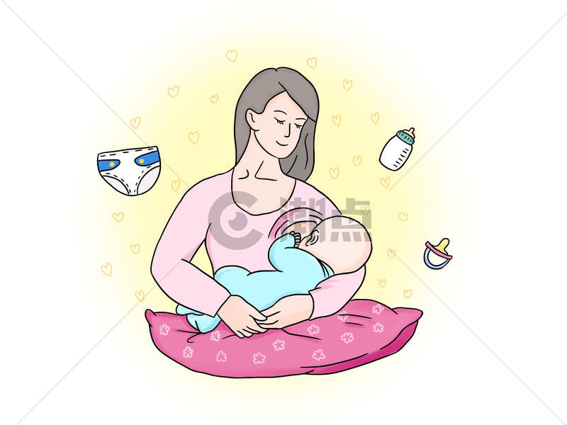 母乳喂养图片素材免费下载