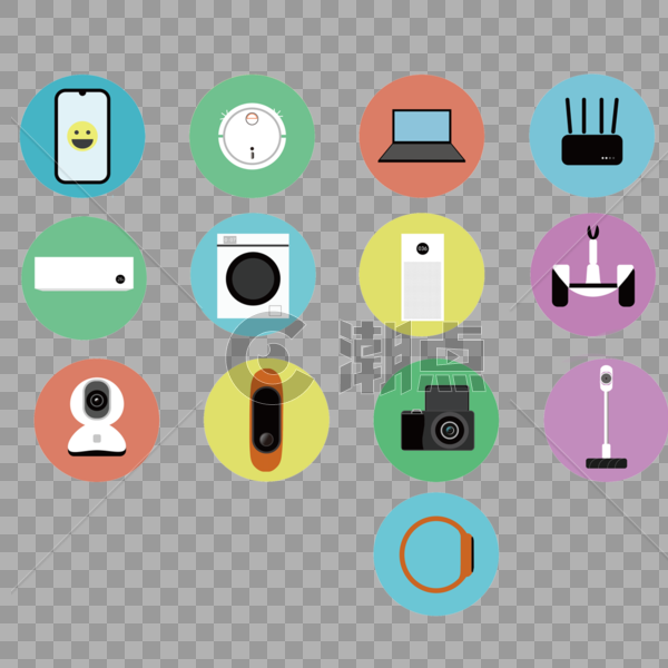 家用电器小图标图片素材免费下载