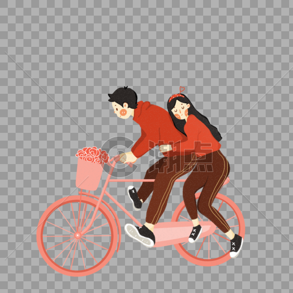 自行车上的恋人图片素材免费下载