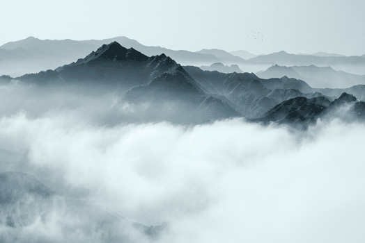 山脉云海风景gif动图图片素材免费下载