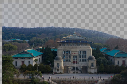 武汉大学地标行政楼图片素材免费下载