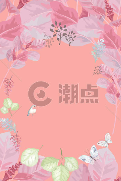 粉色花瓣背景图片素材免费下载