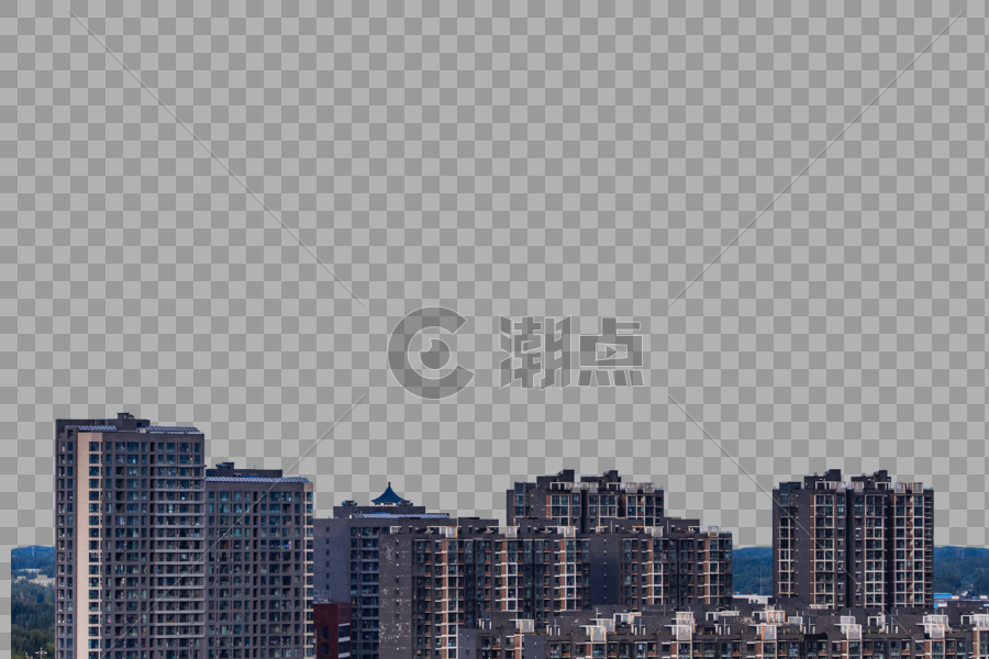 蓝天白云下的北京郊区图片素材免费下载