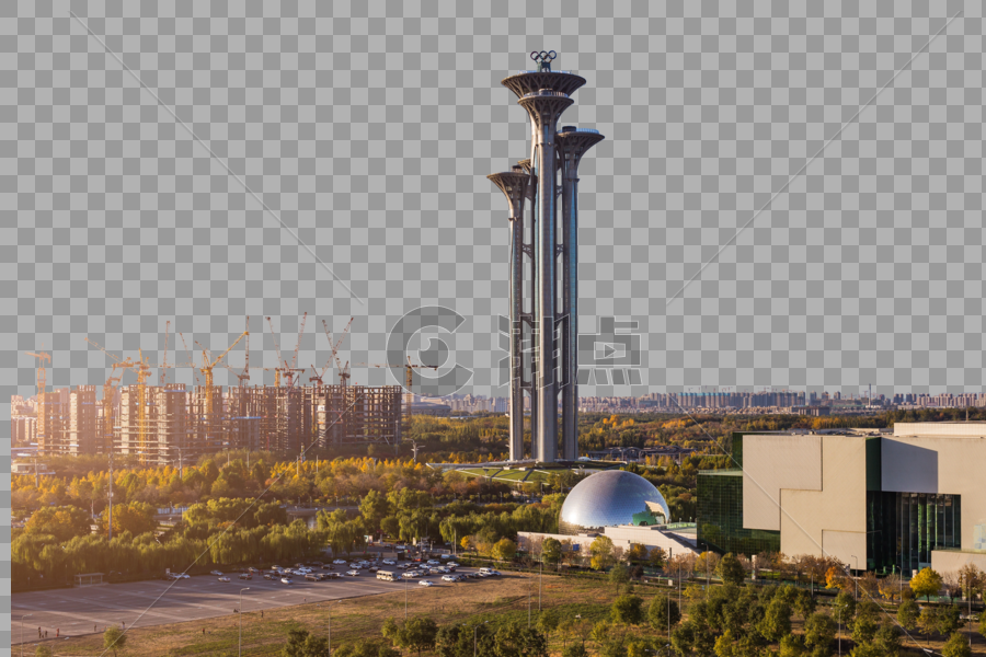 北京建筑奥林匹克塔图片素材免费下载