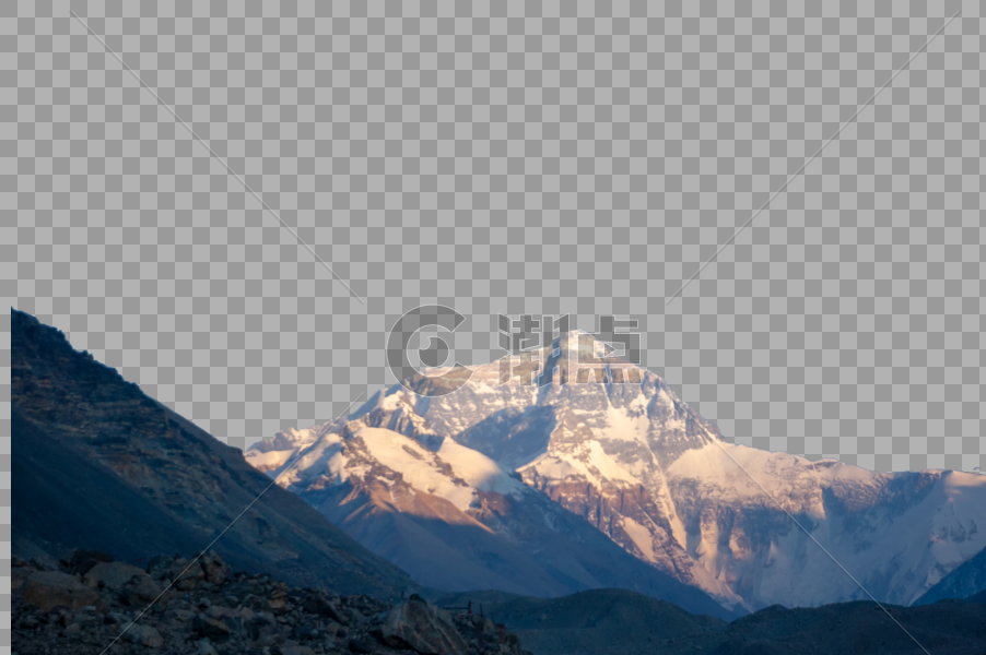 川藏线沿途的雪山风景图片素材免费下载