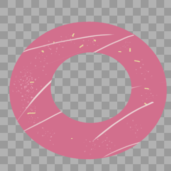 粉色甜甜圈图片素材免费下载