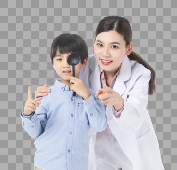 儿童体检视力检查图片素材免费下载