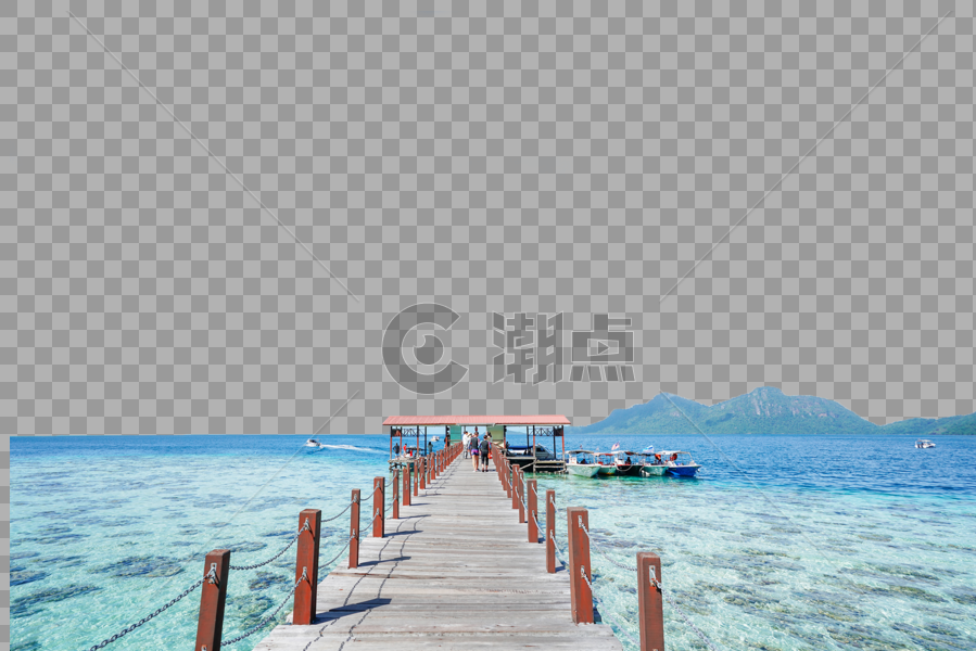 马来西亚仙本那珍珠岛图片素材免费下载