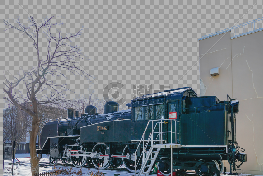日本蒸汽火车头图片素材免费下载