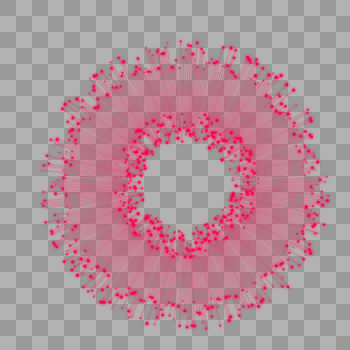 红色科技感线条圆圈图片素材免费下载