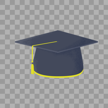 毕业季博士帽黑色帽子元素图片素材免费下载