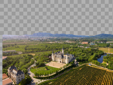 风光欧式建筑城堡图片素材免费下载