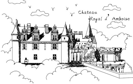 法国昂布瓦兹皇家城堡图片素材免费下载