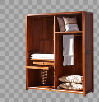室内木质衣柜家居图片素材免费下载
