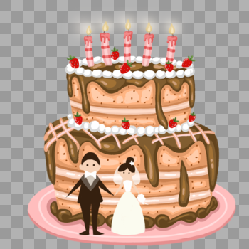 结婚蛋糕图片素材免费下载