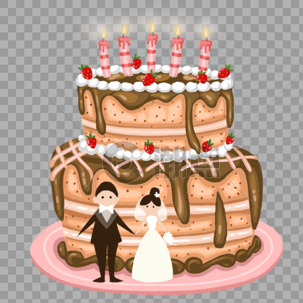 结婚蛋糕图片素材免费下载