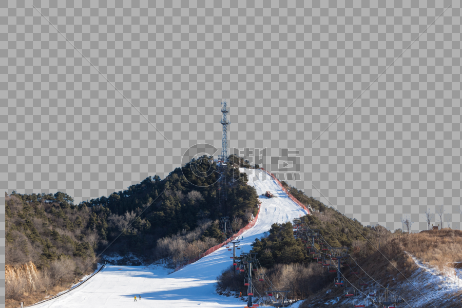 北京郊区滑雪场图片素材免费下载