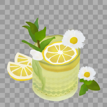 柠檬菊花茶图片素材免费下载