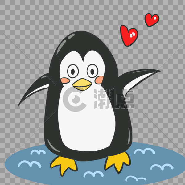 可爱企鹅图片素材免费下载