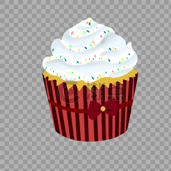 纸杯蛋糕红色甜点蛋糕图片素材免费下载