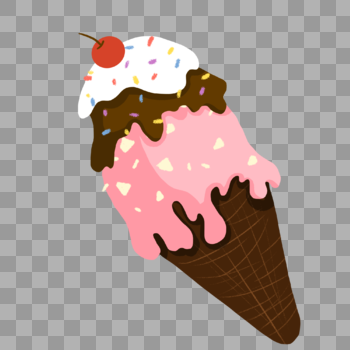 三层冰淇淋图片素材免费下载