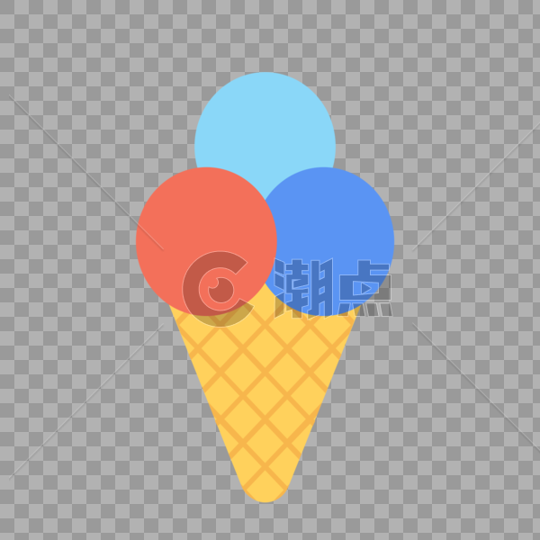 冰淇淋图标免抠矢量插画素材图片素材免费下载