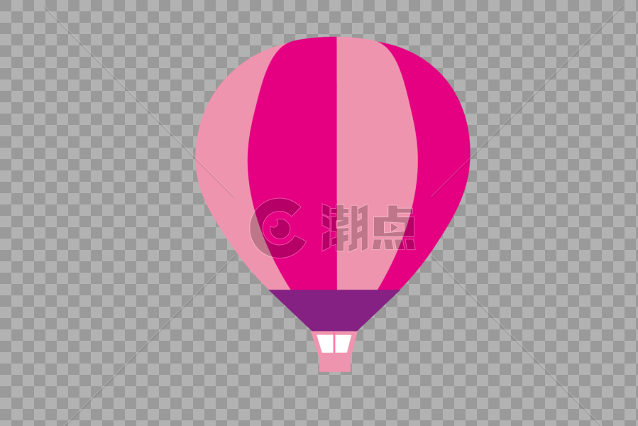 扁平风热气球图片素材免费下载