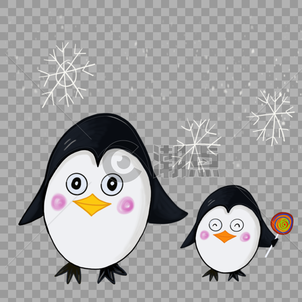 可爱的小企鹅图片素材免费下载