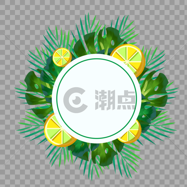柠檬植物装饰图片素材免费下载