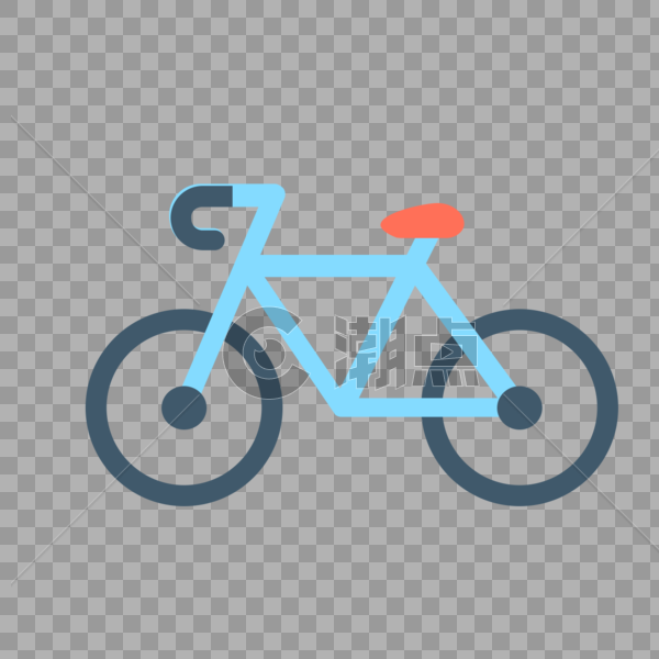 自行车图标免抠矢量插画素材图片素材免费下载