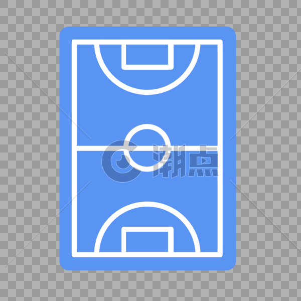 篮球场图标免抠矢量插画素材图片素材免费下载